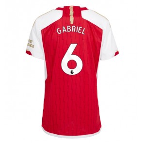 Arsenal Gabriel Magalhaes #6 Hemmatröja Kvinnor 2023-24 Kortärmad